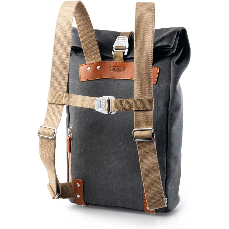 BROOKS ENGLAND Brooks Pickwick Small Rugzak - 12L - Grey 4 BROOKS ENGLAND Brooks Pickwick Small Rugzak - 12L - Grey - Afbeelding 2