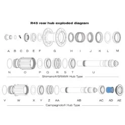 Chris-king Chris King R45 Campagnolo Rear Axle Retainer Sleeve (PHB755)