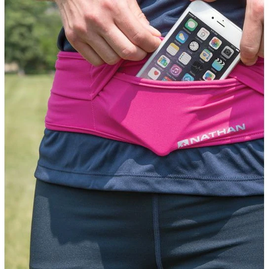 Nathan Sports The Hipster Running Belt - Very Berry 4 Nathan Sports The Hipster Running Belt - Very Berry - Afbeelding 2