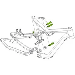 Cannondale KP387/ Link Hardware Kit For Habit/Bad Habit