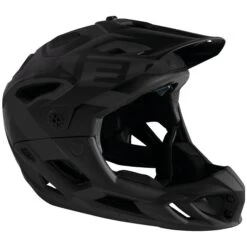 MET Parachute HES Full Face Helmet - Black Matt