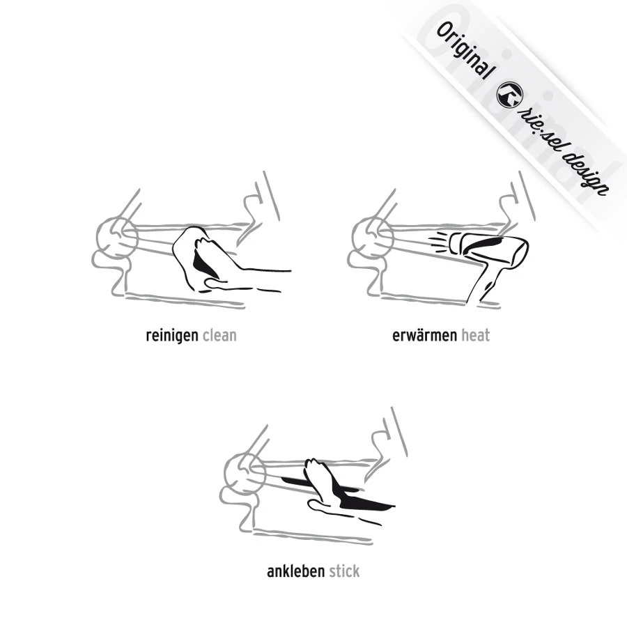 Rie:sel Design Chain:guard Set - Chainstays Protective Film - Stickerbomb Eyecatcher Ultra Black 4 Rie:sel Design Chain:guard Set - Chainstays Protective Film - Stickerbomb Eyecatcher Ultra Black - Afbeelding 2