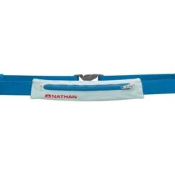 Nathan Sports Mirage Pak Adjustable Running Belt - Blue Light/Blue Danube