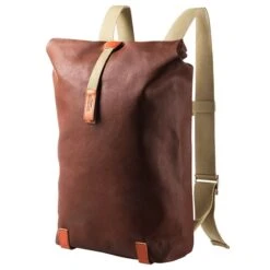 BROOKS ENGLAND Brooks Pickwick Cotton Canvas Rugzak - 26L - Rust/brick
