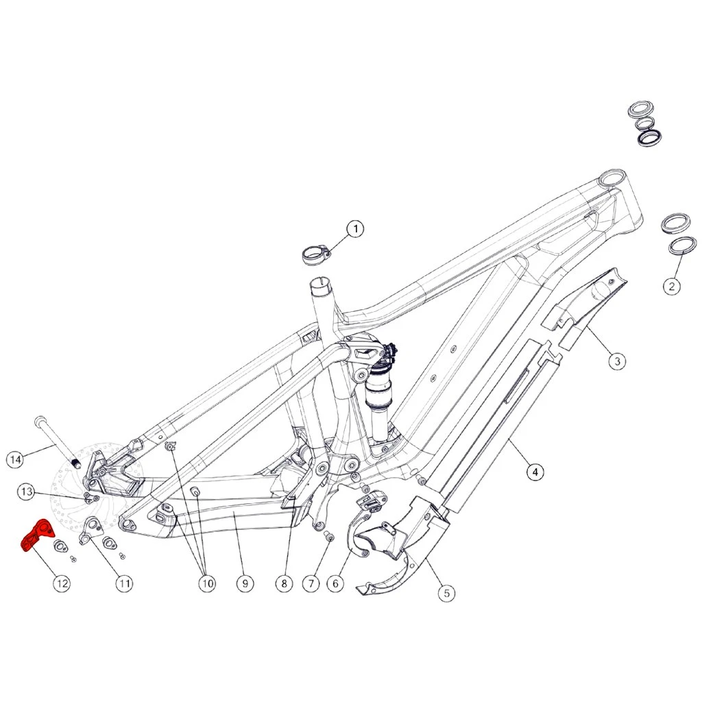 BMC Derailleur Hanger #63 - 301235 3 BMC Derailleur Hanger #63 - 301235