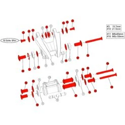 BMC Bolt Kit #24 For Speedfox & Agonist As From 2018 - 301206