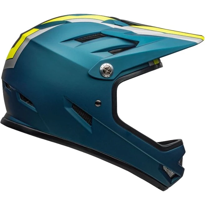 Bell Sanction Helm - Matte Blue/hi-viz 3 Bell Sanction Helm - Matte Blue/hi-viz