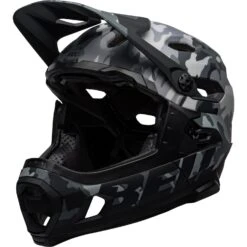 Bell Super DH Spherical Helm - Matte/gloss Black Camo