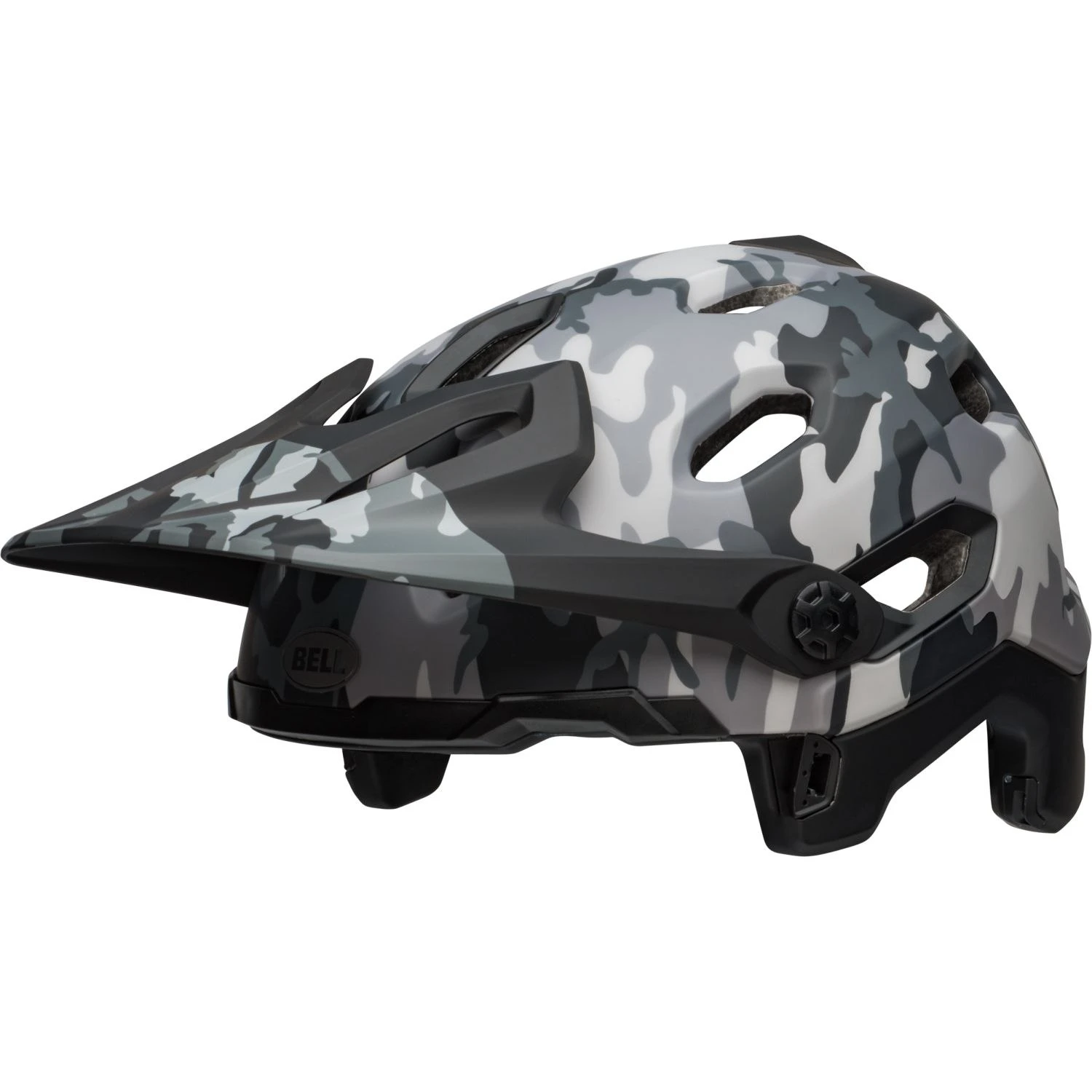 Bell Super DH Spherical Helm - Matte/gloss Black Camo 10 Bell Super DH Spherical Helm - Matte/gloss Black Camo - Afbeelding 8