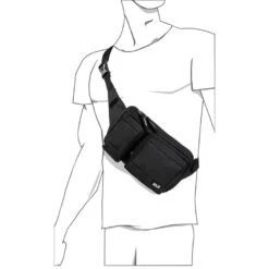 Jack Wolfskin Upgrade Heuptas - Zwart 12 Jack Wolfskin Upgrade Heuptas - Zwart -Fietsonderdelen 363727 03 d 784136