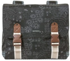 Basil Bohème Double Bag Fietstas 35L - Charcoal -Fietsonderdelen basil boheme doppelte fahrradtasche 35 liter charc b 873661