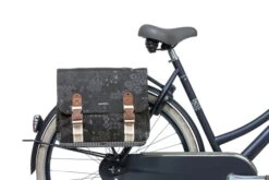 Basil Bohème Double Bag Fietstas 35L - Charcoal -Fietsonderdelen basil boheme doppelte fahrradtasche 35 liter charc f 873663