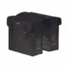 Basil Mara Dubbele Bagagetas -Fietsonderdelen basil mara double bicycle bag 26 liter black 1383498