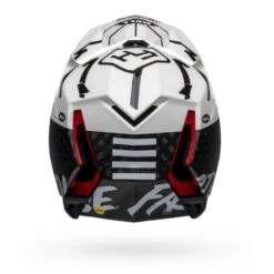 Bell Full-10 Spherical Helm - Mat/glanzend Wit/zwart Fasthouse -Fietsonderdelen bell full 10 spherical full face mountain bike helmet fasthouse matte gloss white black back 1477686