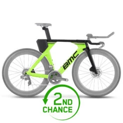 BMC TIMEMACHINE 01 Disc - Carbon Frame Set - 2022 - Green / Black / Carbon - 2nd Choice - SC001