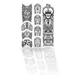 Unleazhed Frame Unscratch Bp01-S Frame Protection Tape Down Tube - Dawei Black Matt