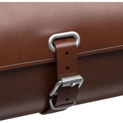 BROOKS ENGLAND Brooks Challenge Leren Zadeltas 0,5L - Bruin -Fietsonderdelen brooks challenge leather saddle bag brown 5 1421574