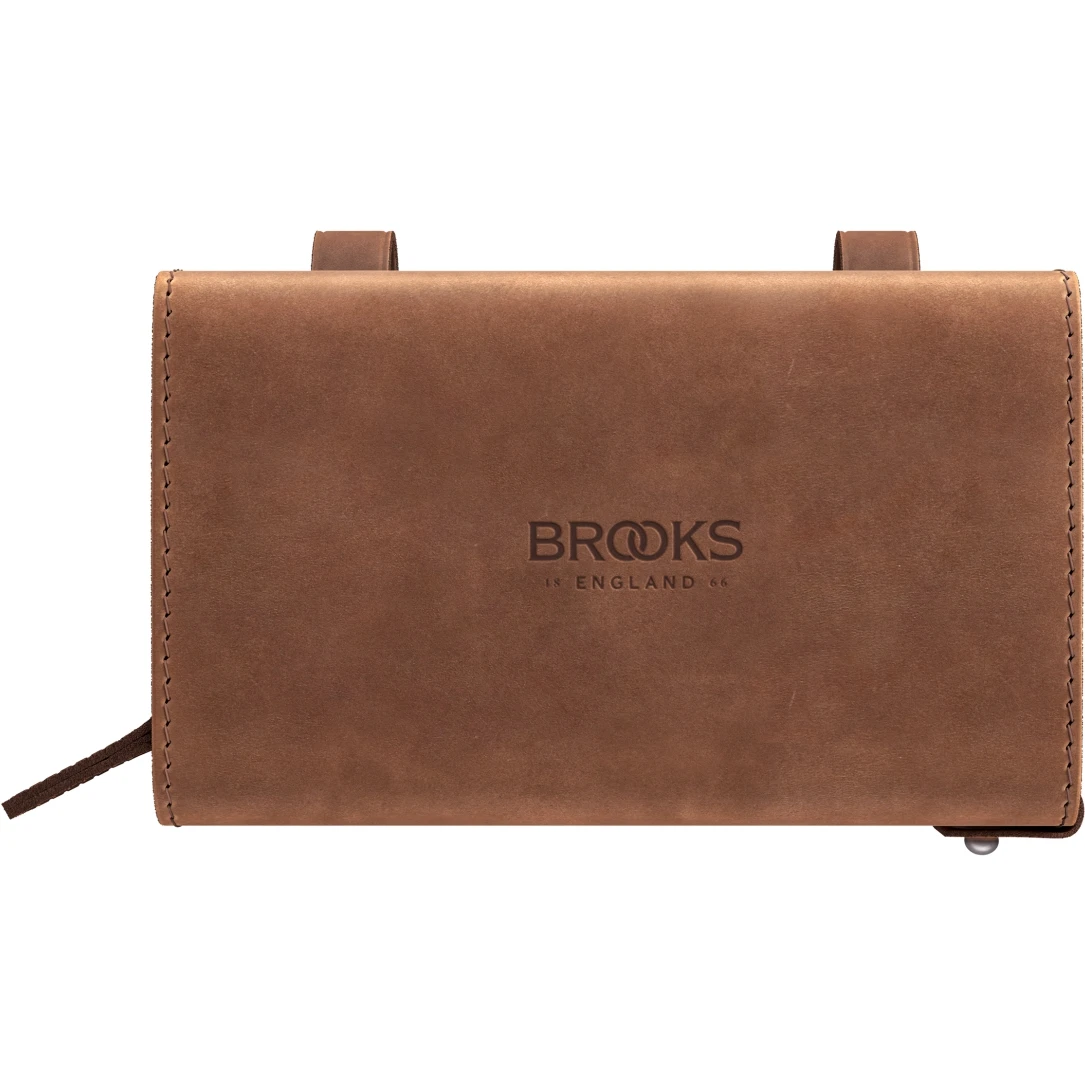 BROOKS ENGLAND Brooks D-Shaped Leren Zadeltas - Dark Tan 4 BROOKS ENGLAND Brooks D-Shaped Leren Zadeltas - Dark Tan - Afbeelding 2