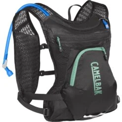 CamelBak Chase Women's Bike Vest + Backpack + Hydration Pack - Black/mint