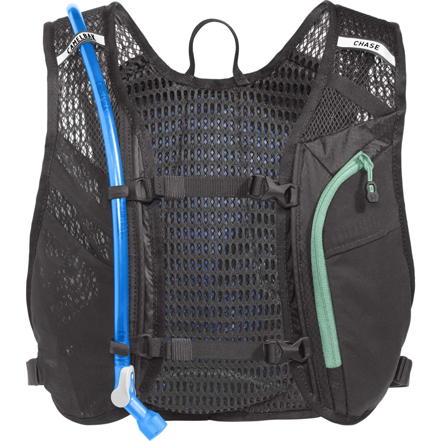 CamelBak Chase Women's Bike Vest + Backpack + Hydration Pack - Black/mint 4 CamelBak Chase Women's Bike Vest + Backpack + Hydration Pack - Black/mint - Afbeelding 2