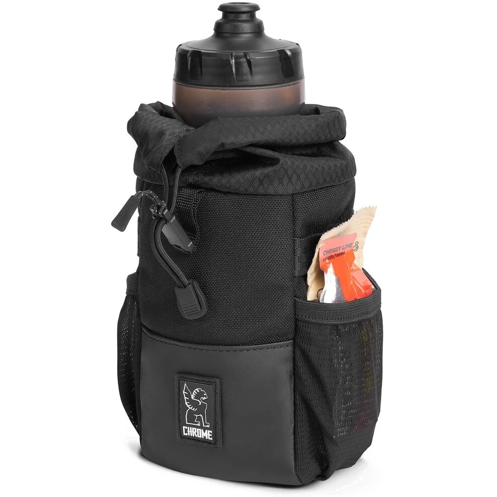 CHROME Doubletrack Feed Bag For Bar, Stem, Belt - Black 5 CHROME Doubletrack Feed Bag For Bar, Stem, Belt - Black - Afbeelding 3