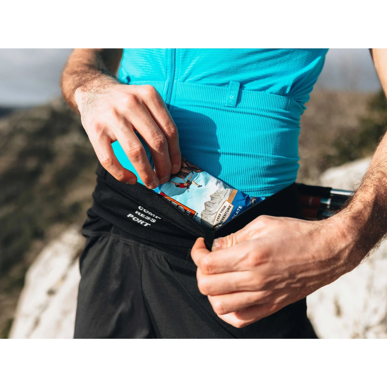 Compressport Free Mini Hardloopriem - Zwart 6 Compressport Free Mini Hardloopriem - Zwart - Afbeelding 4