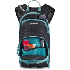 Dakine Session 8L Dames Rugzak - Black/moss -Fietsonderdelen dakine session 8l women s bike hydration backpack black moss 5 1255123