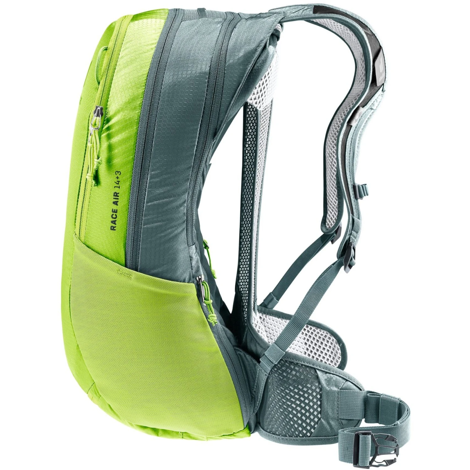 Deuter Race Air 14+3 Fietsrugzak - Citrus-graphite 4 Deuter Race Air 14+3 Fietsrugzak - Citrus-graphite - Afbeelding 2