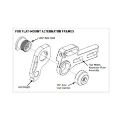 Salsa Stormchaser Gravel 650B / 700C Frameset - 2023 - Zwart -Fietsonderdelen dropout 836072