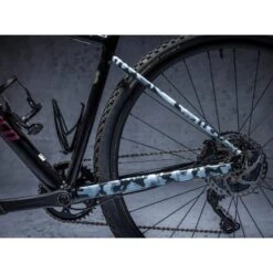 DYEDBRO Camo Gravel Beschermfolie Voor Het Frame - White Matte -Fietsonderdelen dyedbro frame protection kit camo gravel white matte 4 1494122