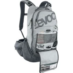 EVOC Trail Pro Protector Rugzak - 16 L - Stone/Carbon Grey 18 EVOC Trail Pro Protector Rugzak - 16 L - Stone/Carbon Grey -Fietsonderdelen evoc trail pro 16 17 1343663