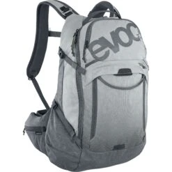 EVOC Trail Pro 26L Protector Backpack - Stone/Carbon Grey
