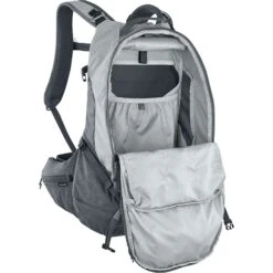 EVOC Trail Pro 26L Protector Backpack - Stone/Carbon Grey -Fietsonderdelen evoc trail pro 26 14 1343702