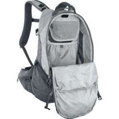 EVOC Trail Pro 26L Protector Backpack - Stone/Carbon Grey -Fietsonderdelen evoc trail pro 26 15 1343704