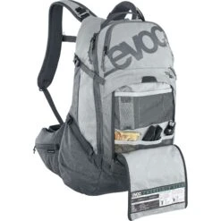 EVOC Trail Pro 26L Protector Backpack - Stone/Carbon Grey -Fietsonderdelen evoc trail pro 26 17 1343706
