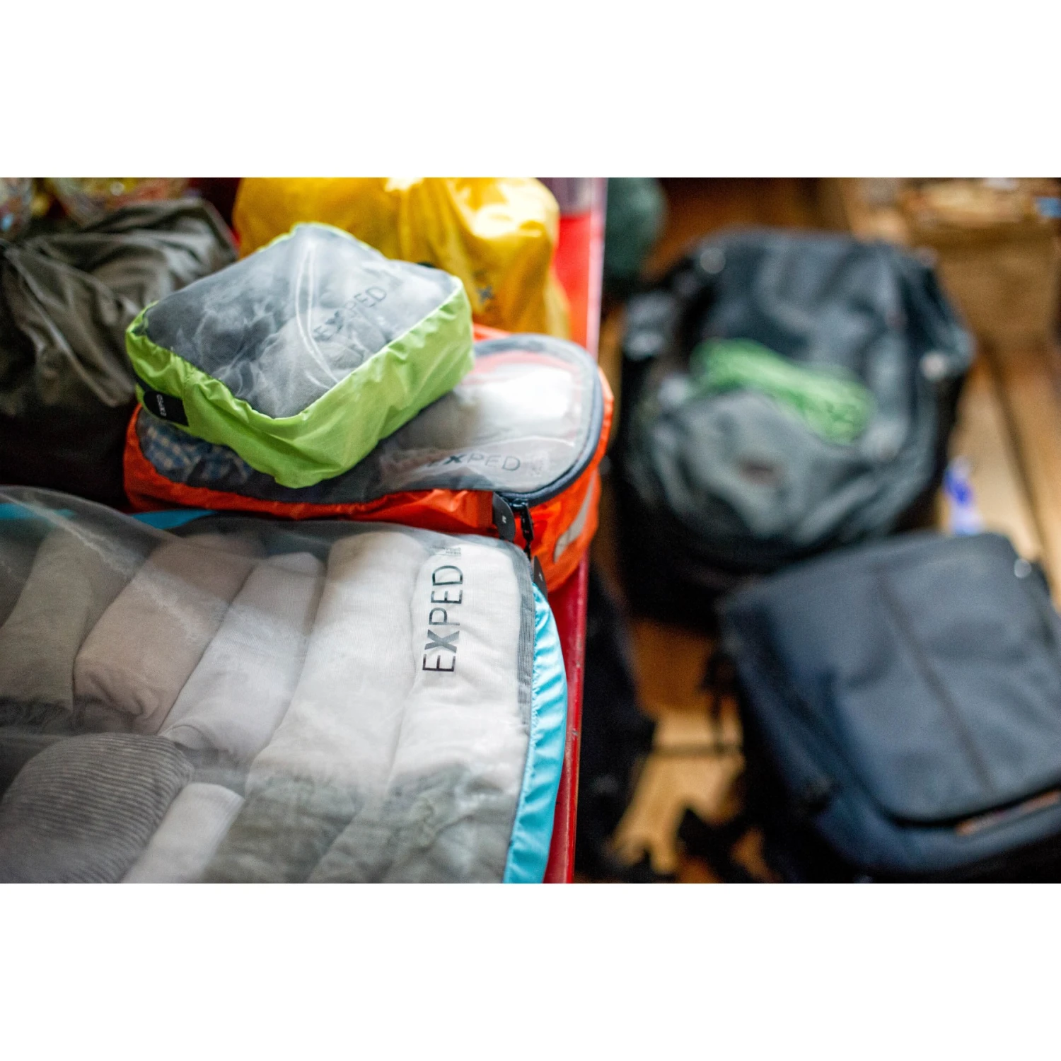 Exped Mesh Organiser UL Stuff Bag - L - Red 4 Exped Mesh Organiser UL Stuff Bag - L - Red - Afbeelding 2