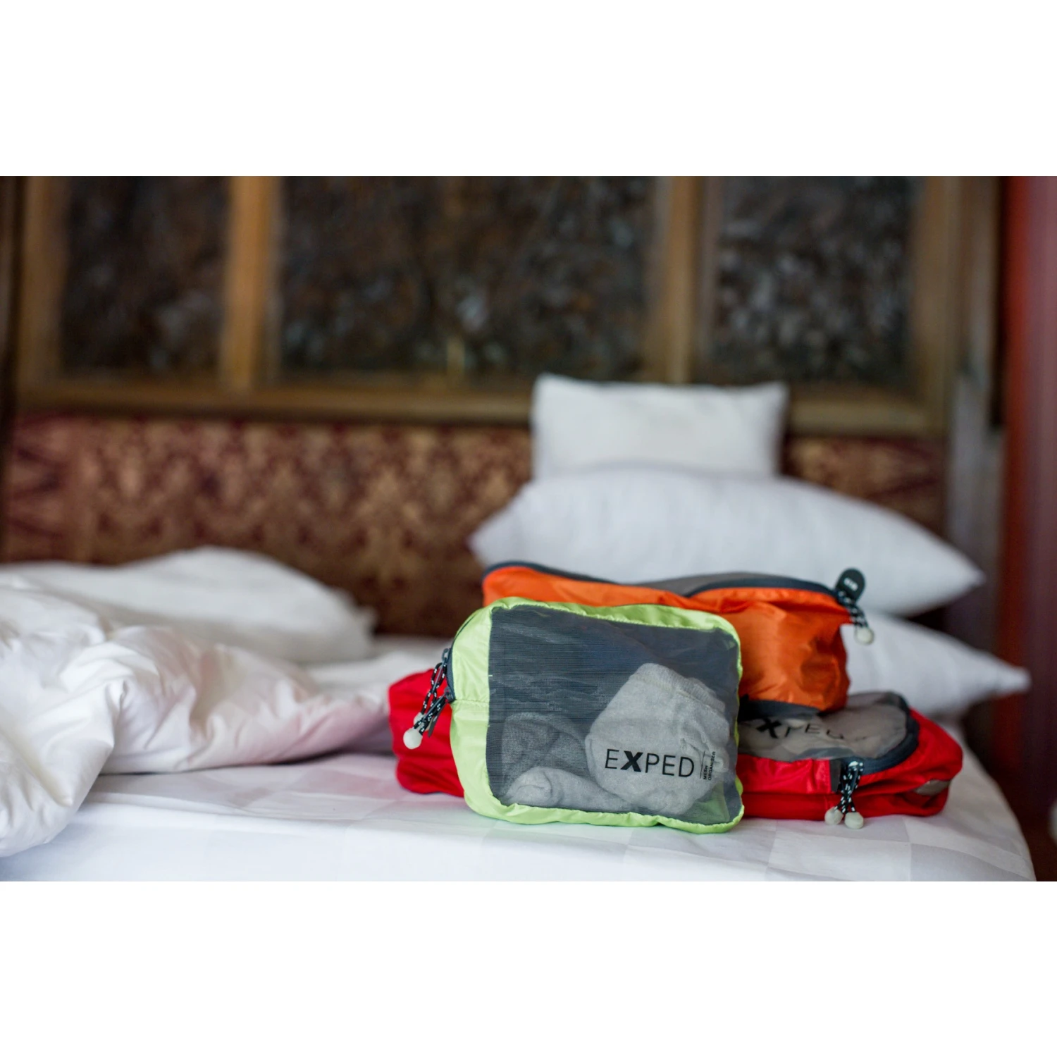 Exped Mesh Organiser UL Stuff Bag - L - Red 5 Exped Mesh Organiser UL Stuff Bag - L - Red - Afbeelding 3