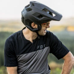 Fox Racing FOX Dropframe Pro Trail Helm - Black -Fietsonderdelen fox dropframe pro helmet5 1217478