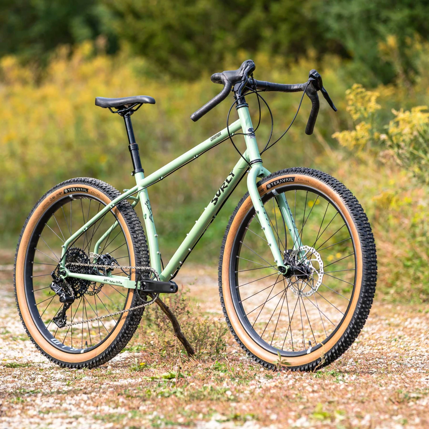 Surly GRAPPLER - 27.5" Dropbar MTB Frameset - 2023 - Sage Green 5 Surly GRAPPLER - 27.5" Dropbar MTB Frameset - 2023 - Sage Green - Afbeelding 3