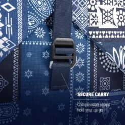 Helinox Origami Tote - Draagtas - Blue Bandanna -Fietsonderdelen helinox origami tote blue bandana 11457 06 1383492