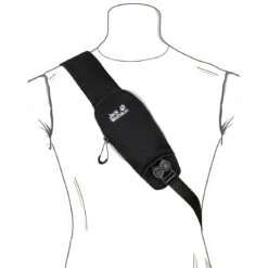 Jack Wolfskin Delta Bag Air Schoudertas - Zwart -Fietsonderdelen jack wolfskin delta bag air slingbag black 25 1291085