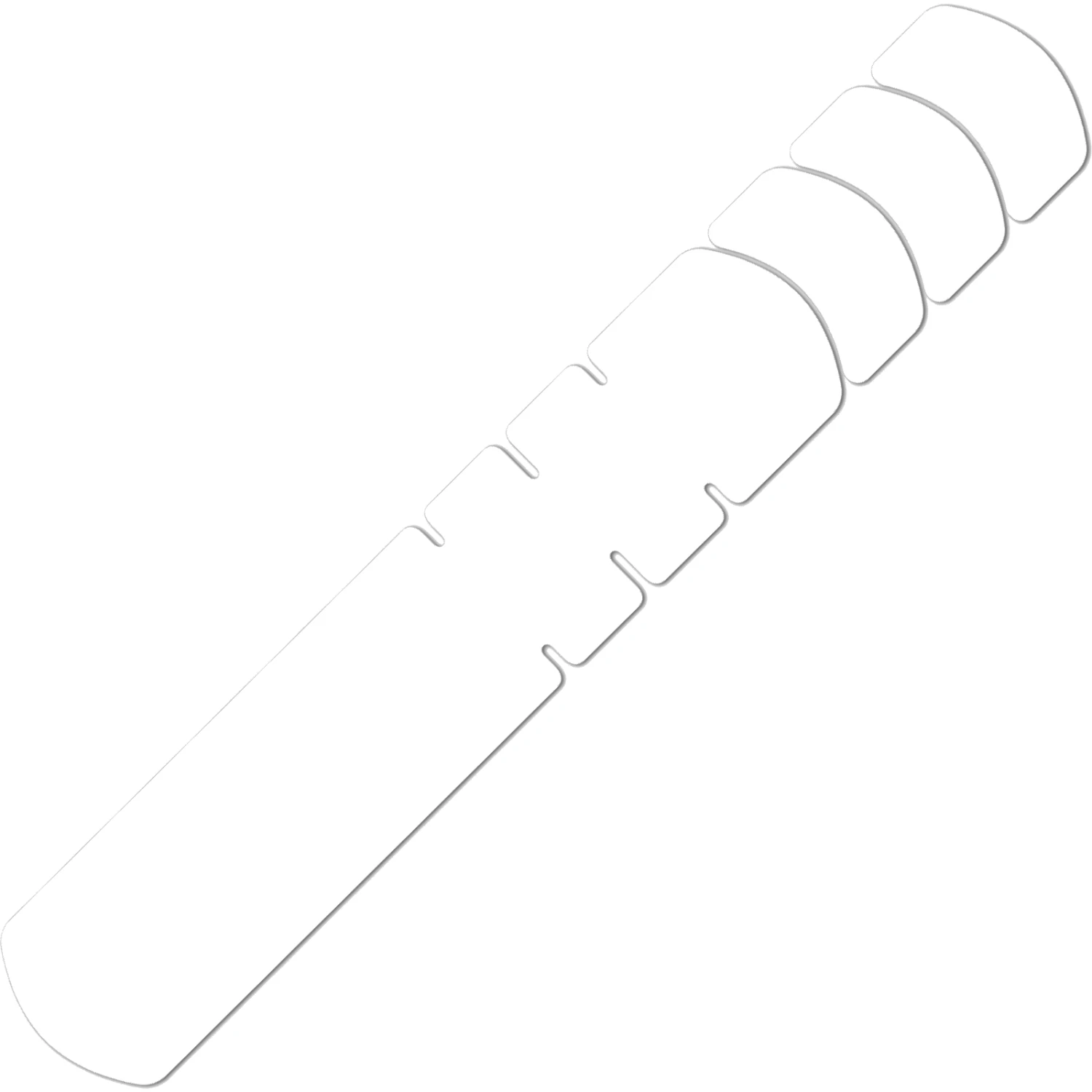 Lizard Skins Large Frame Protector - Matte 3 Lizard Skins Large Frame Protector - Matte