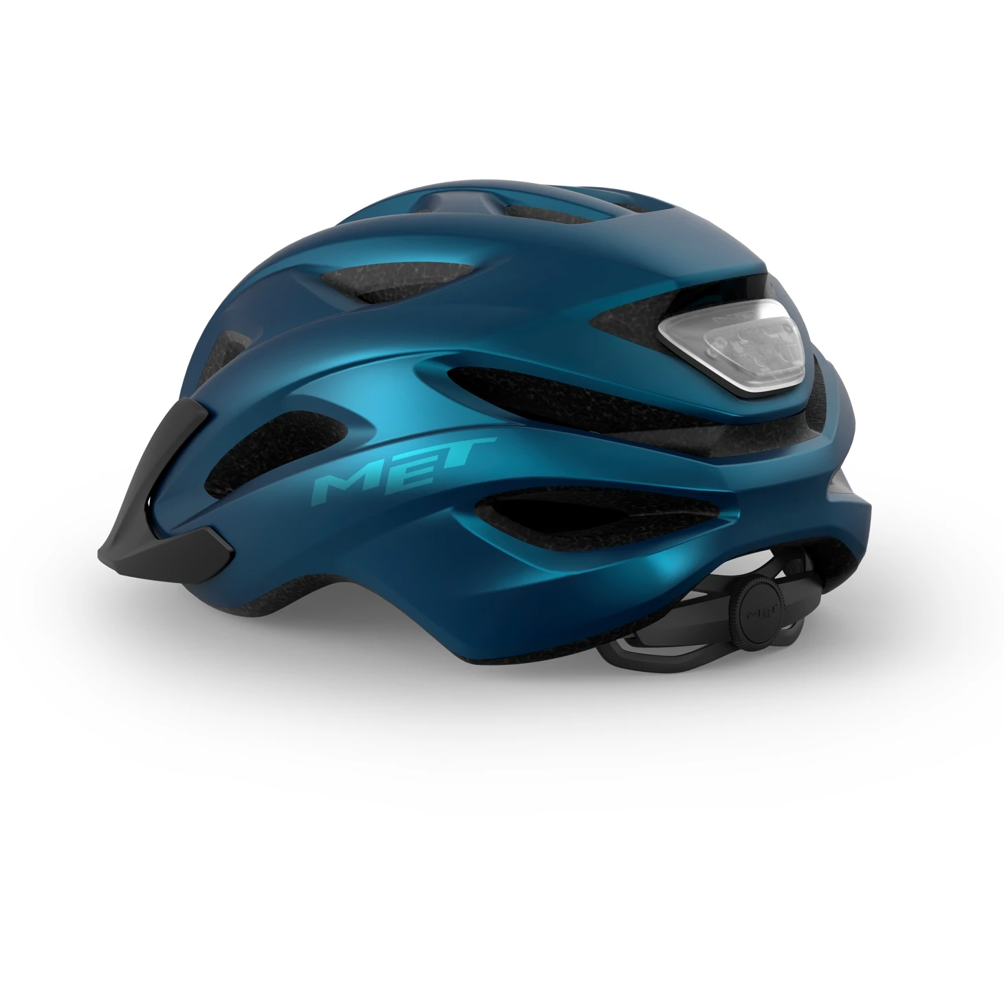 MET Crossover Helmet - Blue Metallic/Matt 5 MET Crossover Helmet - Blue Metallic/Matt - Afbeelding 3