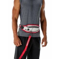 Nathan Sports K9 Runner's Waistbelt With Leash - Large - Vapor Blue/Lollipop -Fietsonderdelen nathan sports k9 runners large waistbelt with leash vapor blue lollipop 6 1028657