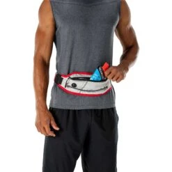 Nathan Sports K9 Runner's Waistbelt With Leash - Large - Vapor Blue/Lollipop -Fietsonderdelen nathan sports k9 runners large waistbelt with leash vapor blue lollipop 8 1028659