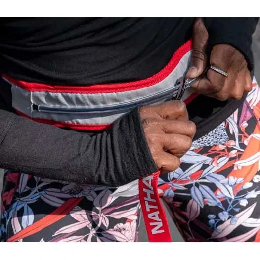 Nathan Sports K9 Runner's Waistbelt With Leash - Vapor Blue/Lollipop 13 Nathan Sports K9 Runner's Waistbelt With Leash - Vapor Blue/Lollipop - Afbeelding 11