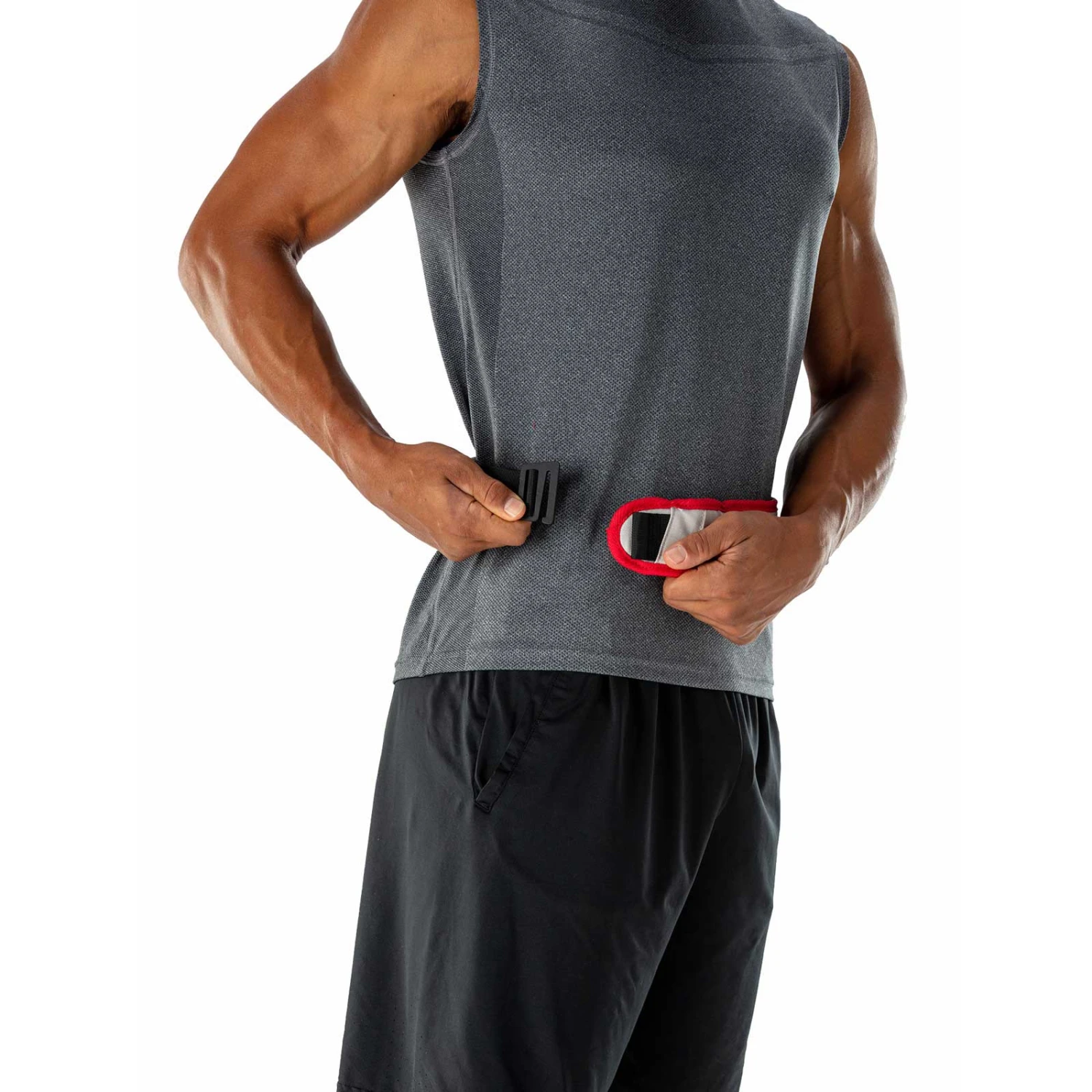 Nathan Sports K9 Runner's Waistbelt With Leash - Vapor Blue/Lollipop 10 Nathan Sports K9 Runner's Waistbelt With Leash - Vapor Blue/Lollipop - Afbeelding 8