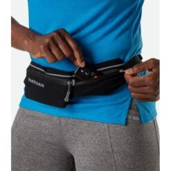 Nathan Sports Mirage Pak Plus Running Belt - Black -Fietsonderdelen nathan sports mirage pak plus hip belt black 3 2 1168328