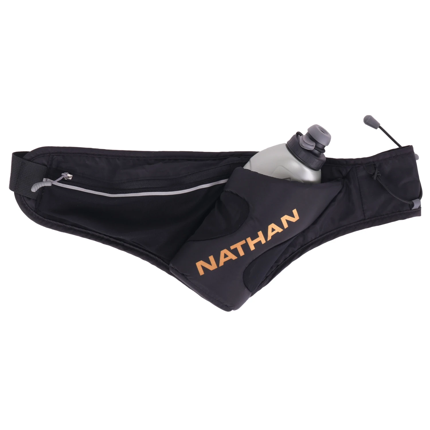 Nathan Sports Peak - 535ml Hydration Belt - Black / Gold 3 Nathan Sports Peak - 535ml Hydration Belt - Black / Gold