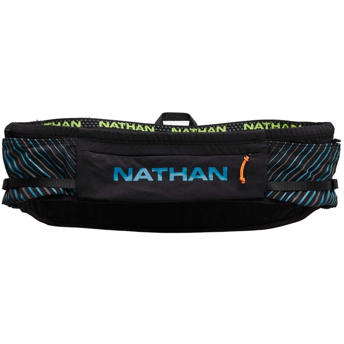 Nathan Sports Pinnacle Series Waistpack - Black / Blue Me Away 3 Nathan Sports Pinnacle Series Waistpack - Black / Blue Me Away